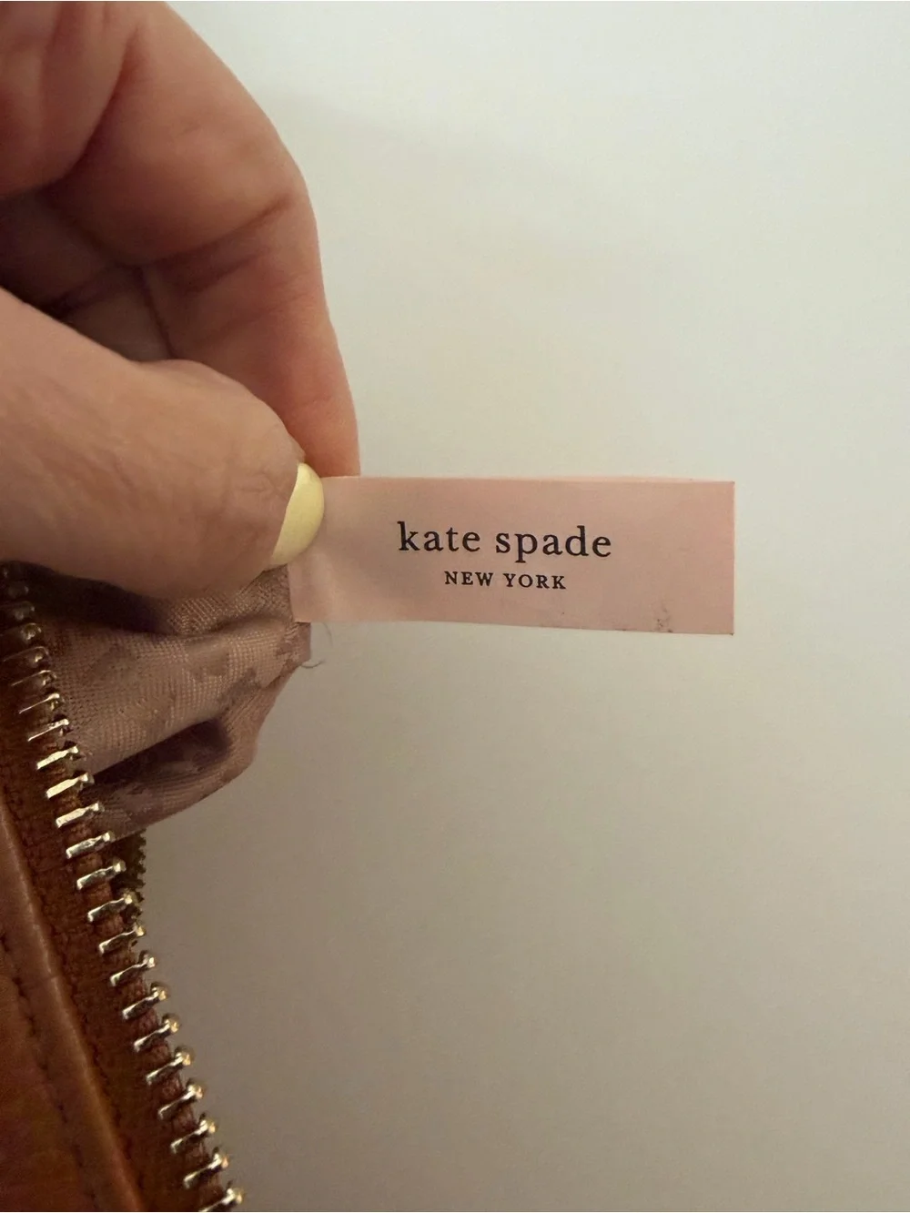 Kate Spade New York Brown Pebbled Leather Shoulder Crossbody Bag